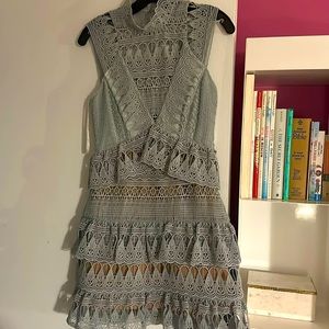 Self portrait ruffle dress